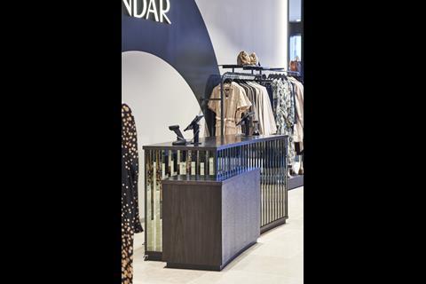 Interior of Sosandar Chelmsford store showing clothes on display